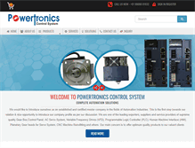 Tablet Screenshot of powertronics.in