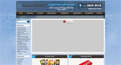 Desktop Screenshot of powertronics.com.br